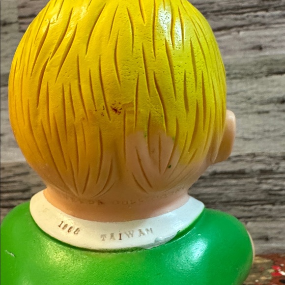 Vintage 1968 Uneeda Doll Company Roly-Poly Baby Doll Plumpees Vinyl Squeak Toy - Picture 8 of 13